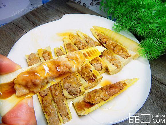 笋尖酿肉