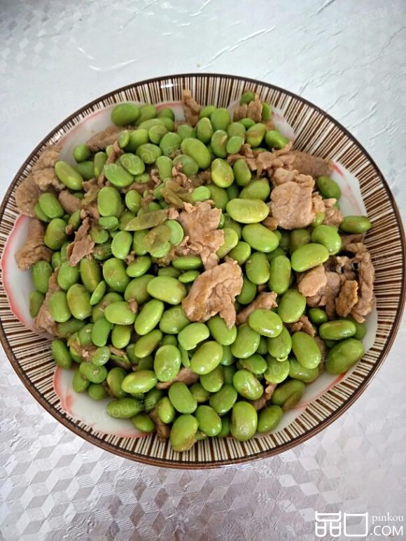 青豆炒肉