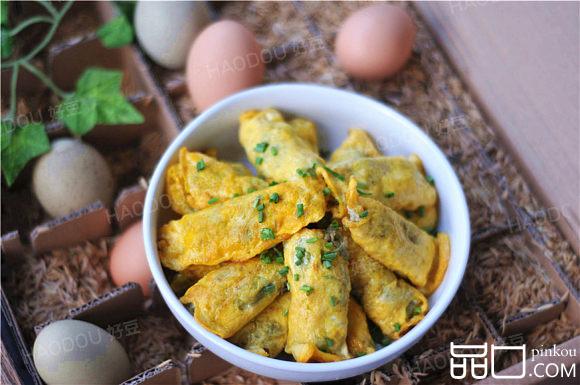 彩色蔬菜鸡蛋饺子
