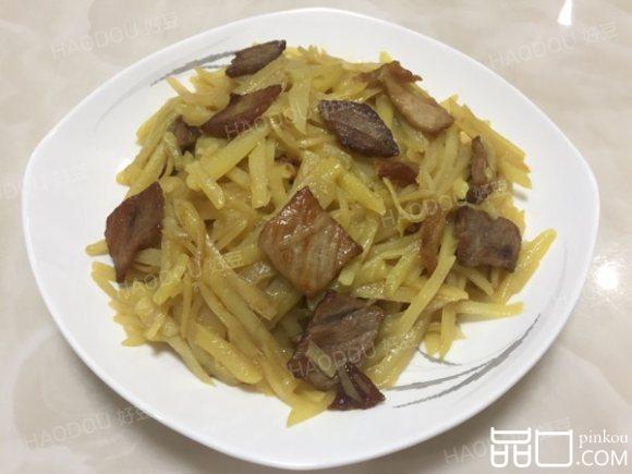 肉片炒土豆丝