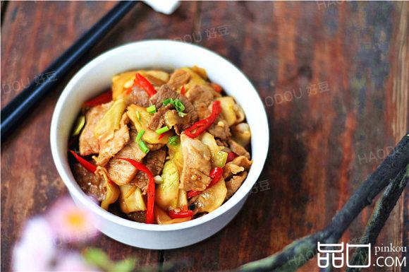 大头菜炒肉片