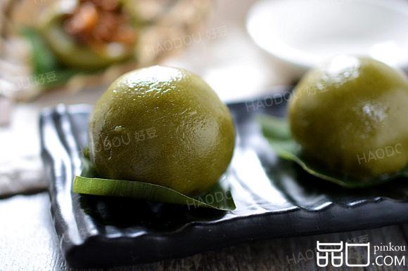 酱肉笋丁青团
