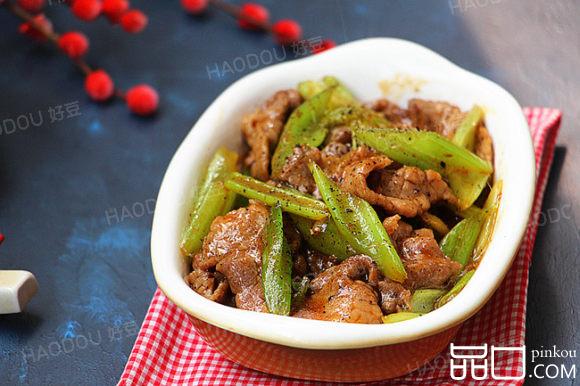 芹菜炒肉片