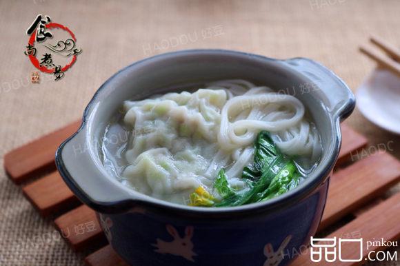鲜肉莴笋馄饨面