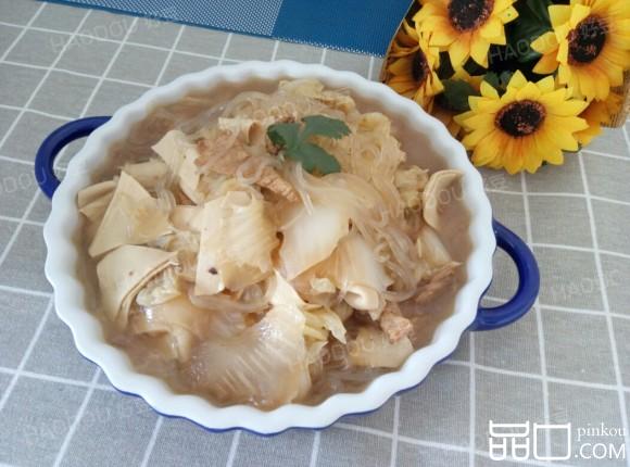 白菜干豆腐炖粉条