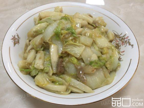 白菜炒年糕