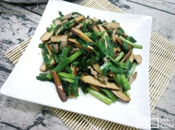 香干炒韭菜