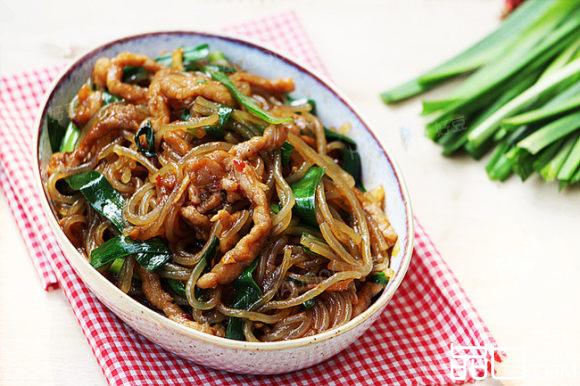 韭菜炒粉条