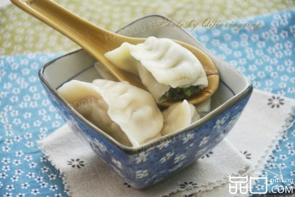 荠菜蘑菇鲜肉水饺