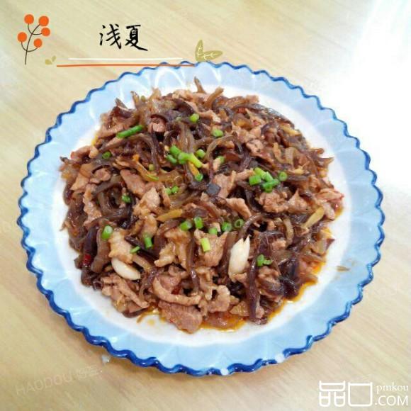 木耳炒肉丝