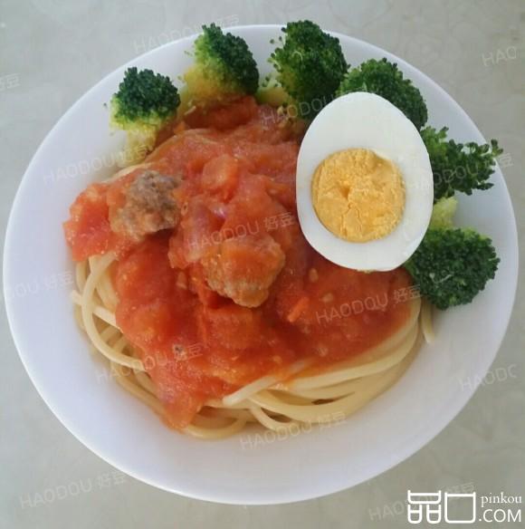 番茄肉丸意面