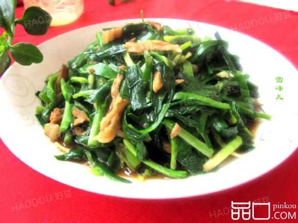 肉丝炒韭菜