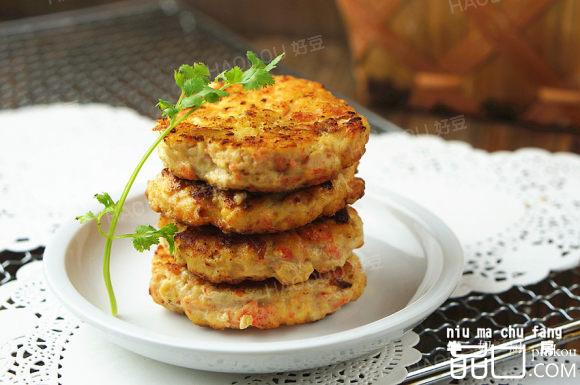 鲜虾肉饼