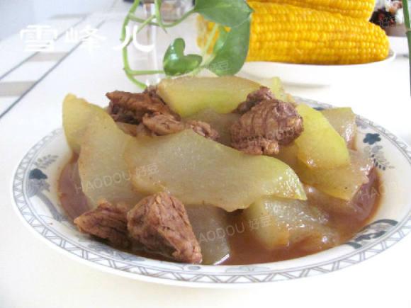 肉块炖冬瓜