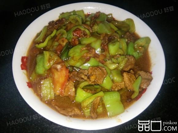尖椒西红柿炒肉