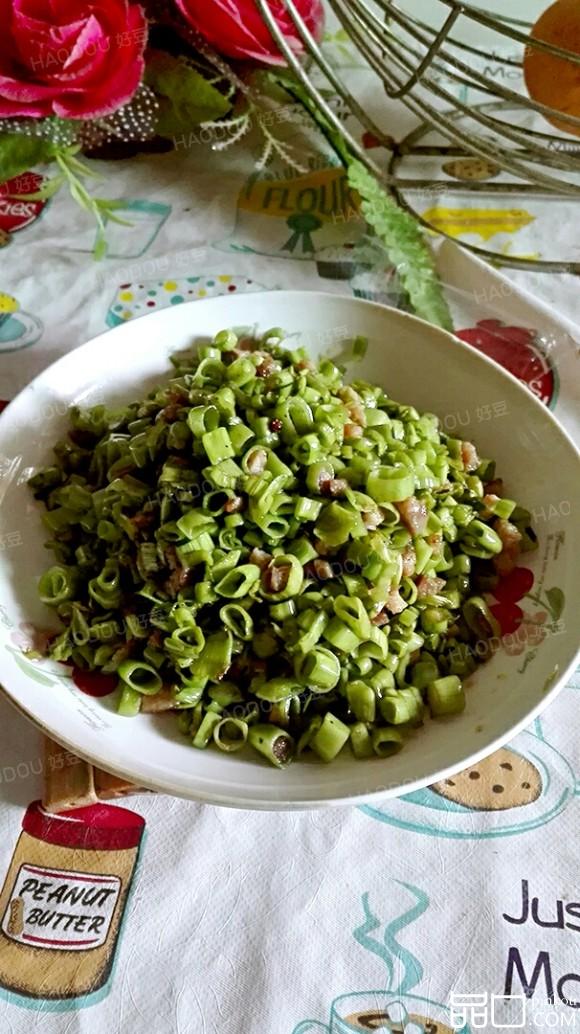 蚝油空心菜炒肉末