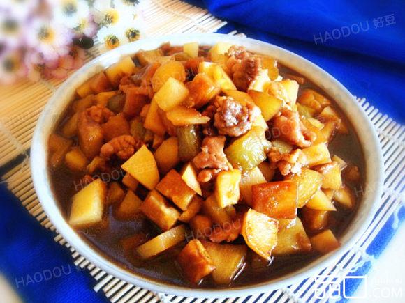 肉沫土豆茄子丁