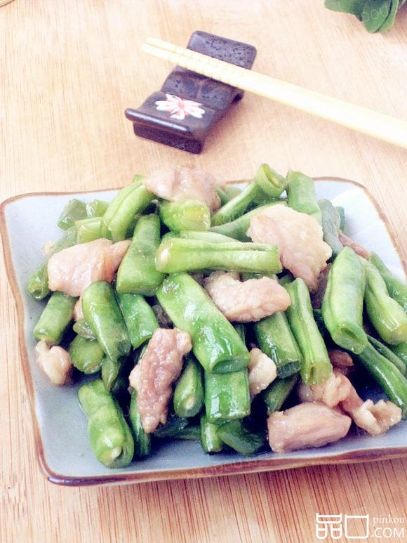 猪肉烧豆角