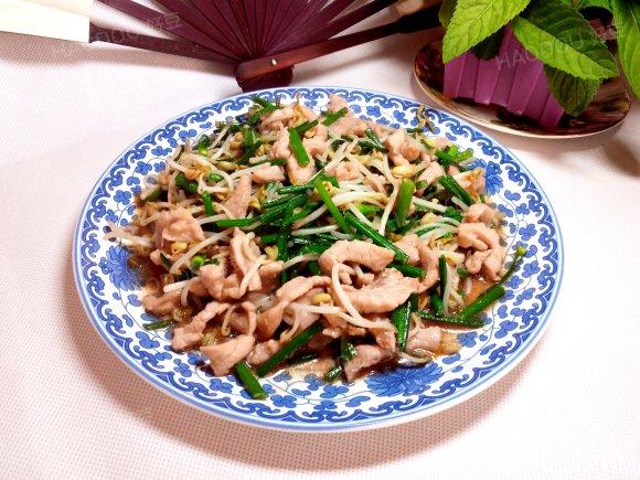 肉炒豆芽