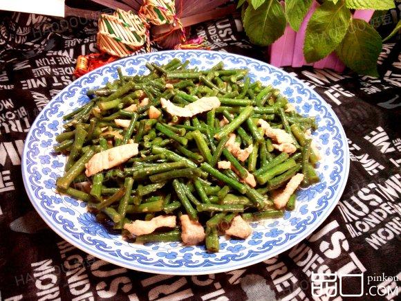 长豆炒肉
