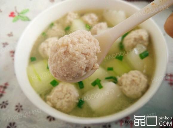 冬瓜肉丸汤#新鲜从这