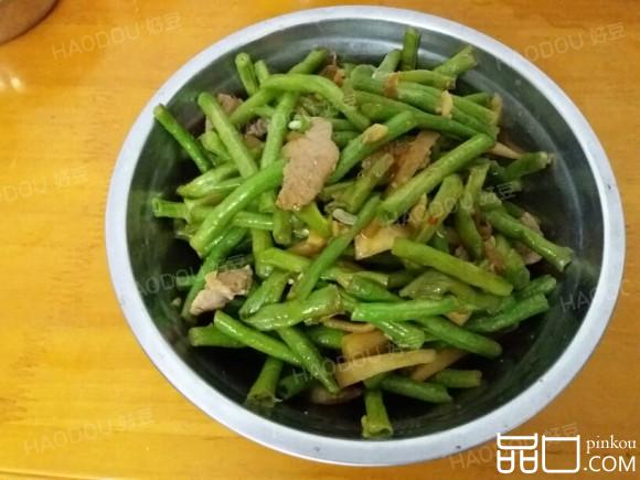 豆角炒肉片#新鲜从这
