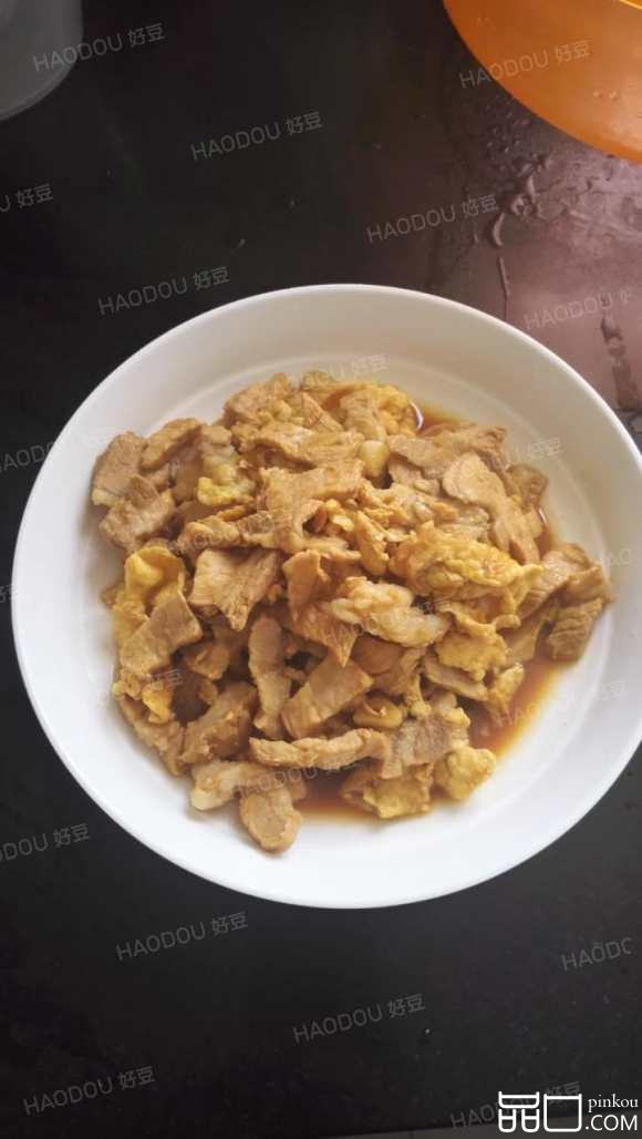 鸡蛋炒肉片
