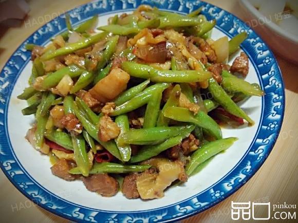 豆角炒萝卜干