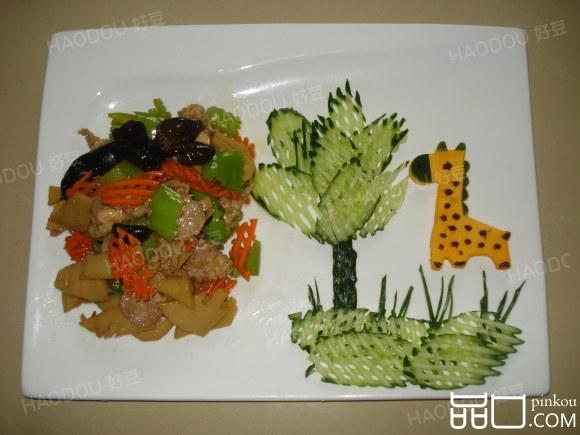 肉片炒冬笋