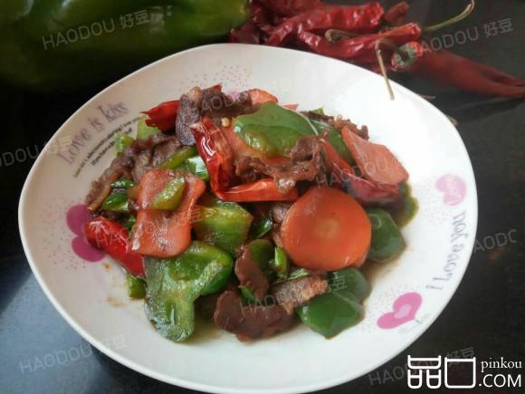 青椒炒羊肉#本味家乡