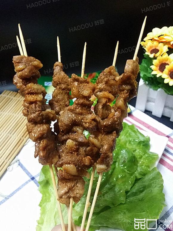 奥尔良孜然羊肉串（微