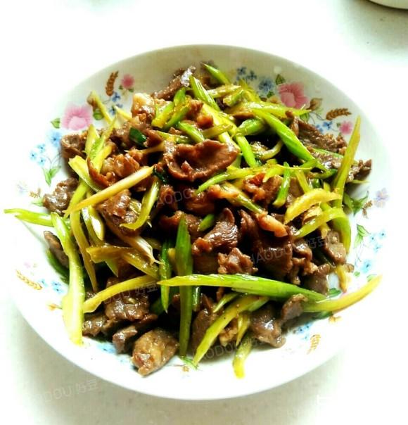 西芹炒羊肉
