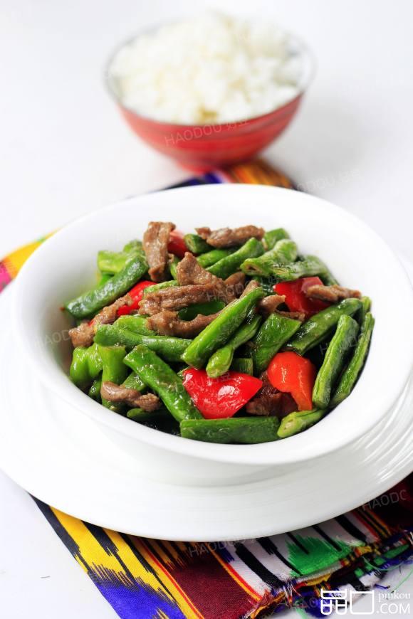 四季豆炒羊肉