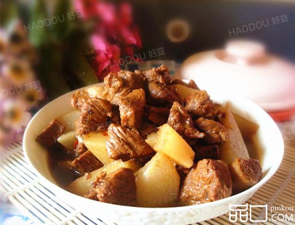 红焖羊肉白萝卜
