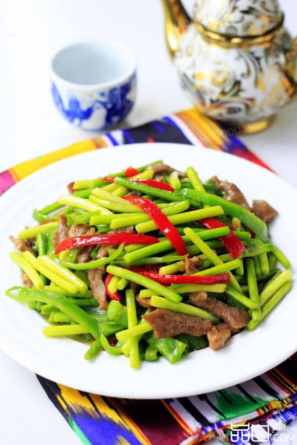 蒜薹炒羊肉