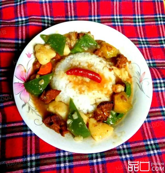 红烧羊肉烩饭