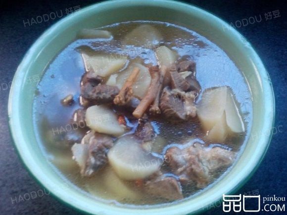 白萝卜羊肉汤