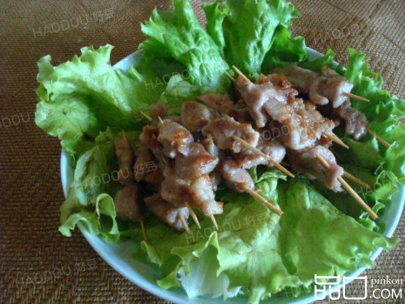 电饼铛烤羊肉串