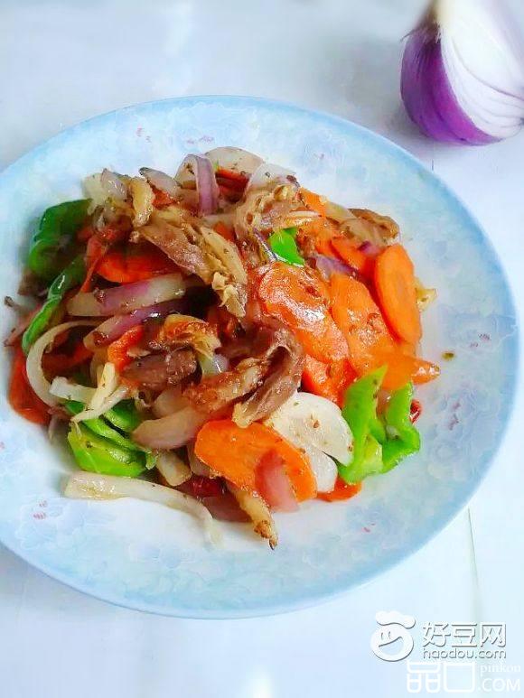 胡萝卜孜然羊肉