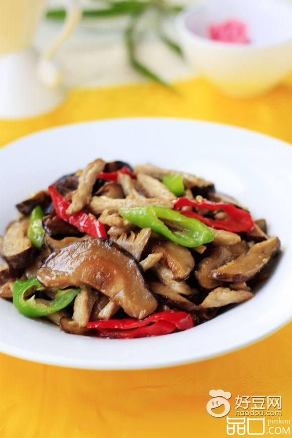 香菇炒羊肉丝