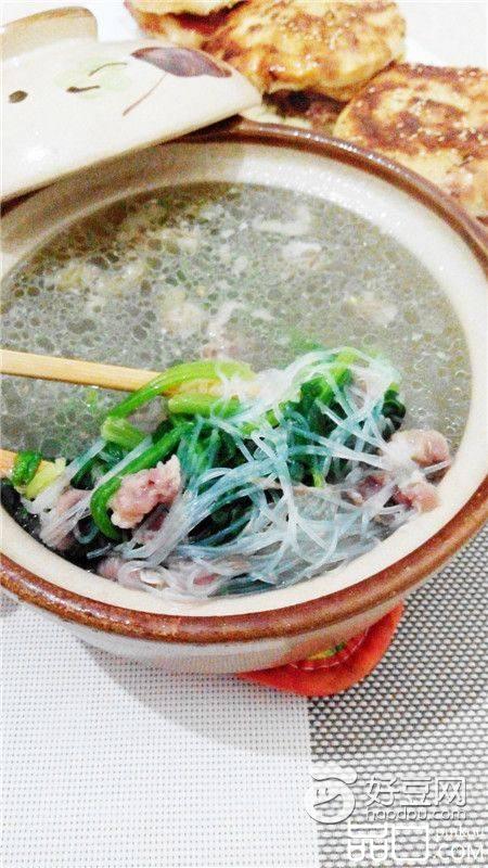 羊肉菠菜粉丝汤