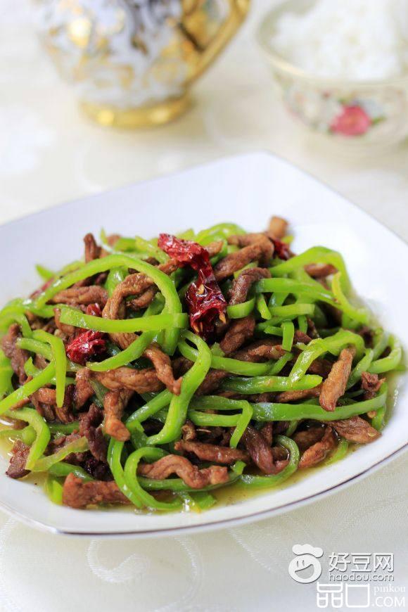 青椒羊肉丝