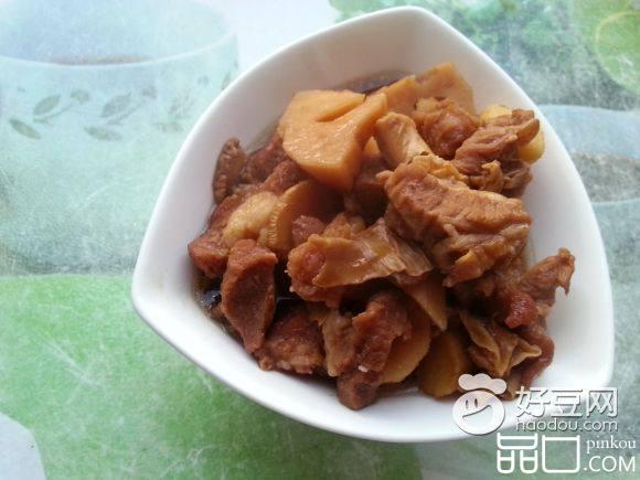 莲藕山药闷羊肉