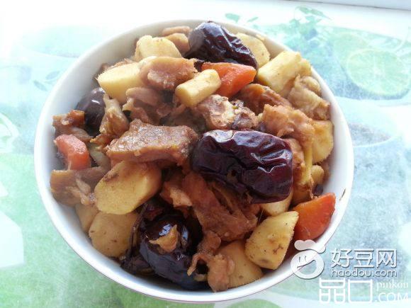 红枣山药焖羊肉