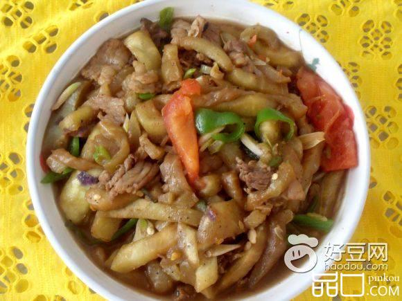 羊肉烧茄子