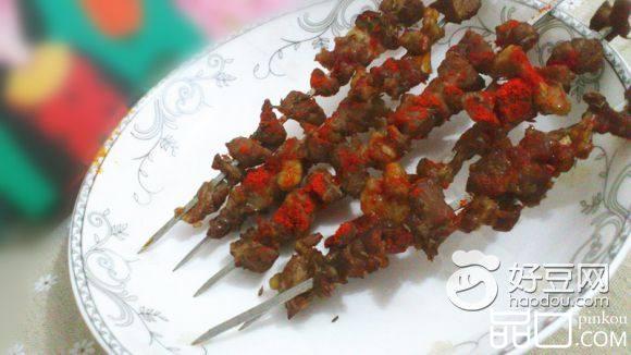 香辣羊肉串