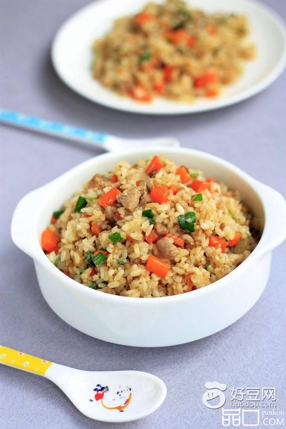 羊肉粒炒饭