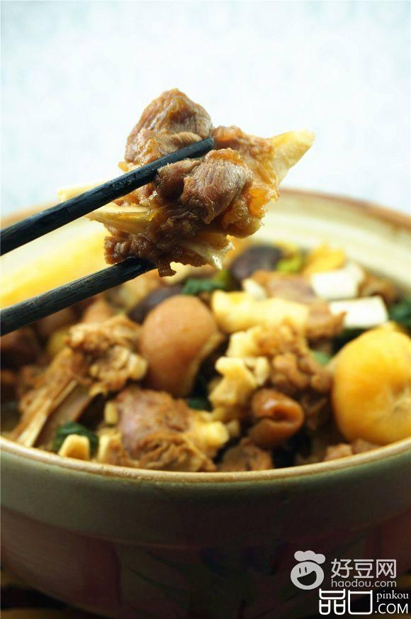 竹蔗马蹄炆羊肉