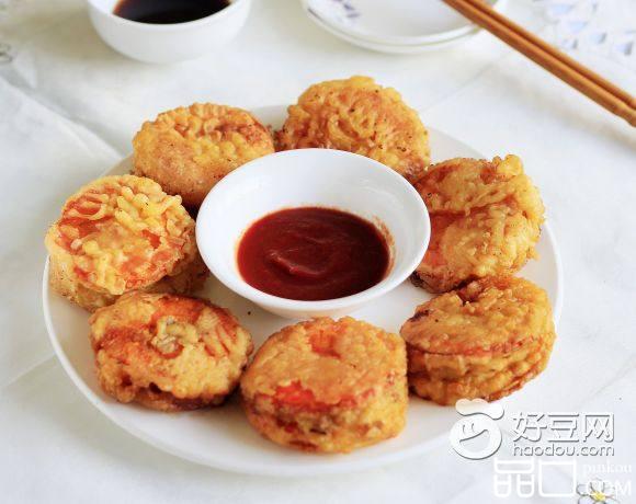 炸胡萝卜羊肉盒