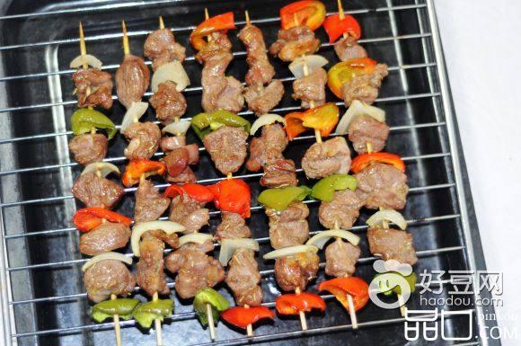彩椒烤羊肉